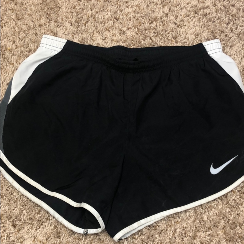 Nike black and gray running short
